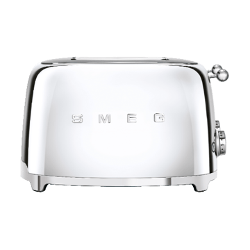 Läs mer om Smeg Smeg 50s Style brödrost 4x4 skivor Krom