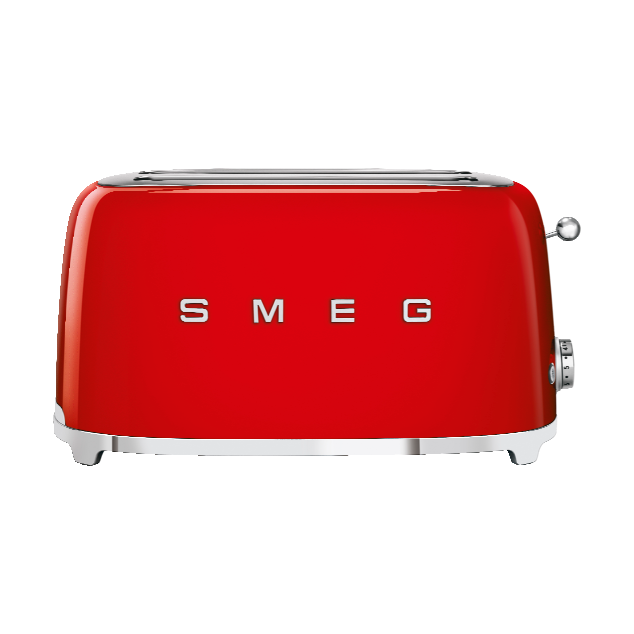 Smeg Smeg 50's Style brödrost 4x4 skivor Röd