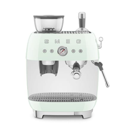 Smeg 50's Style espressomaskin med kaffekvarn - Pastell grön - Smeg