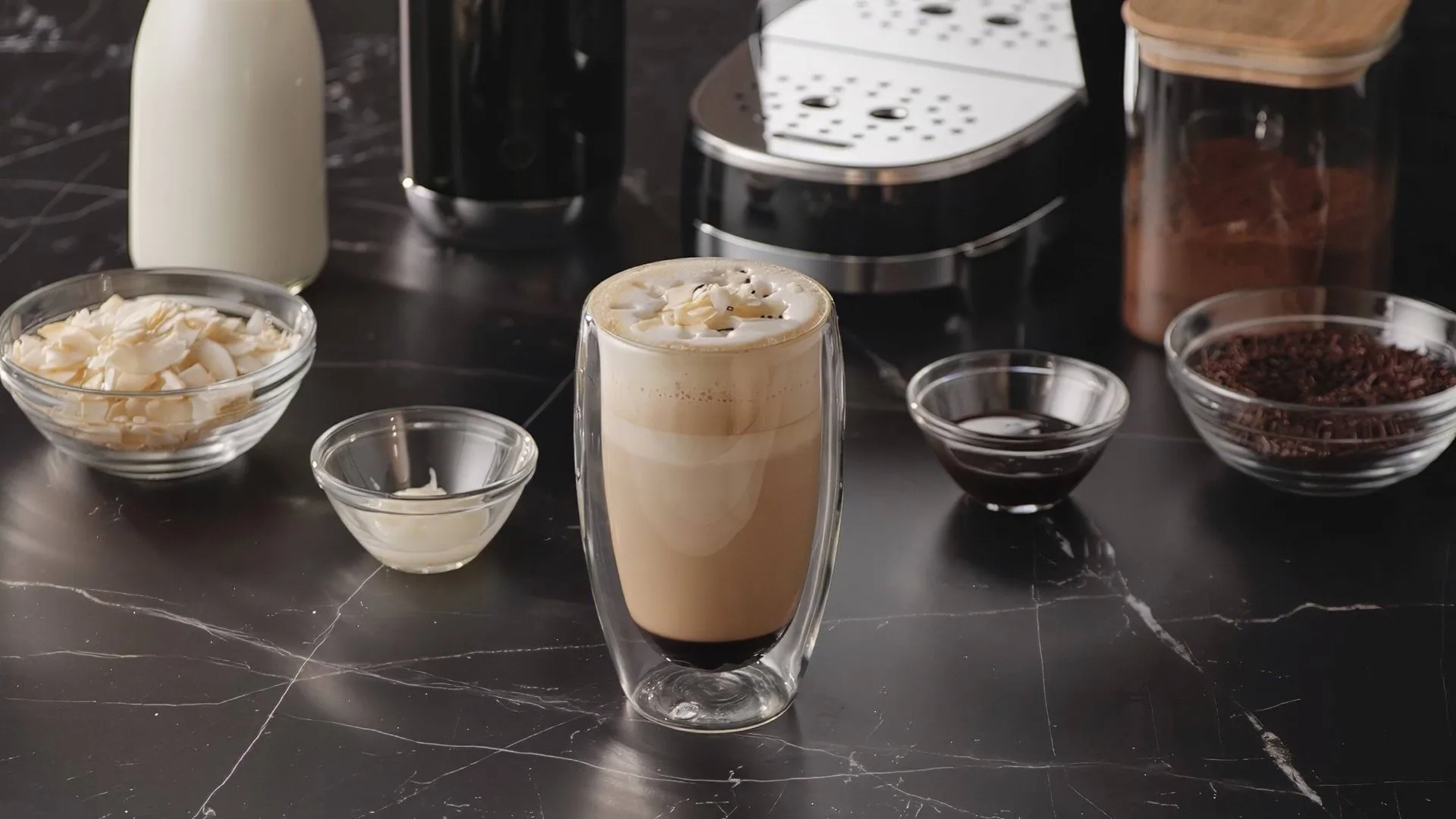 Smeg 50's Style espressomaskin med mjölkskummare, Svart Smeg