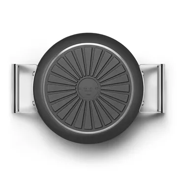 SMEG 50's Style gryta med lock Ø24 cm - Svart - Smeg