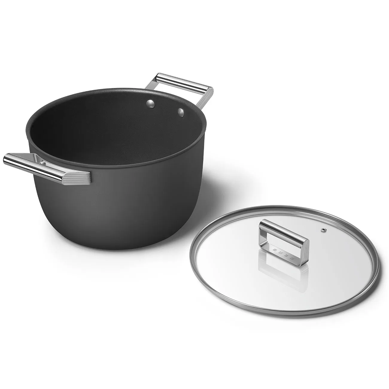 SMEG 50's Style gryta med lock Ø26 cm, Svart Smeg