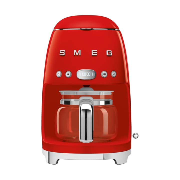 Smeg 50's Style kaffebryggare 10 koppar - Röd - Smeg