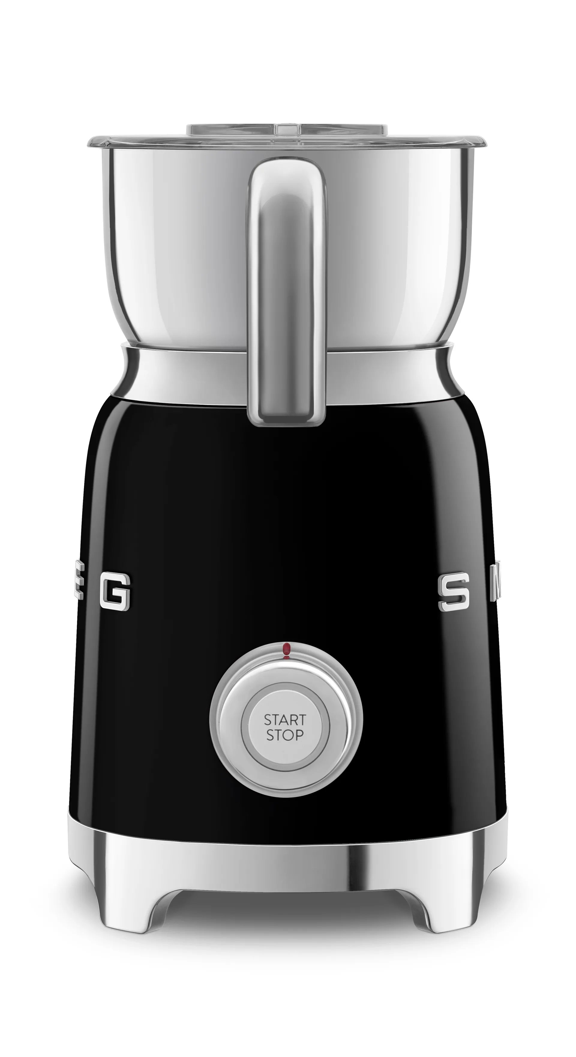 Smeg 50's Style mjölkskummare 60 cl, Svart Smeg