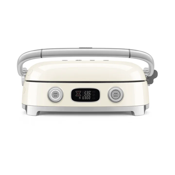 Smeg 50's Style multigrill - Creme högblank - Smeg