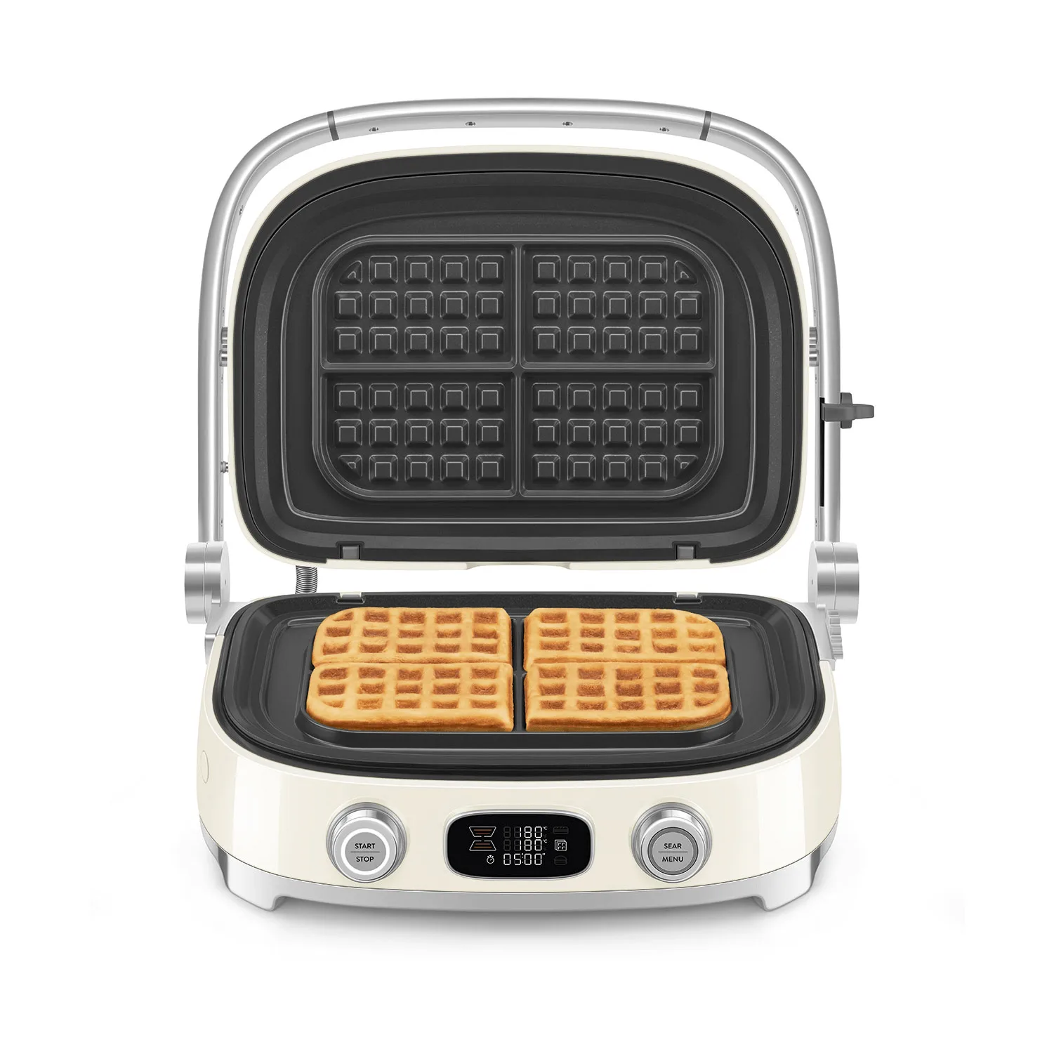Smeg 50's Style multigrill, Creme högblank Smeg