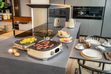 Smeg 50's Style multigrill - Creme högblank - Smeg