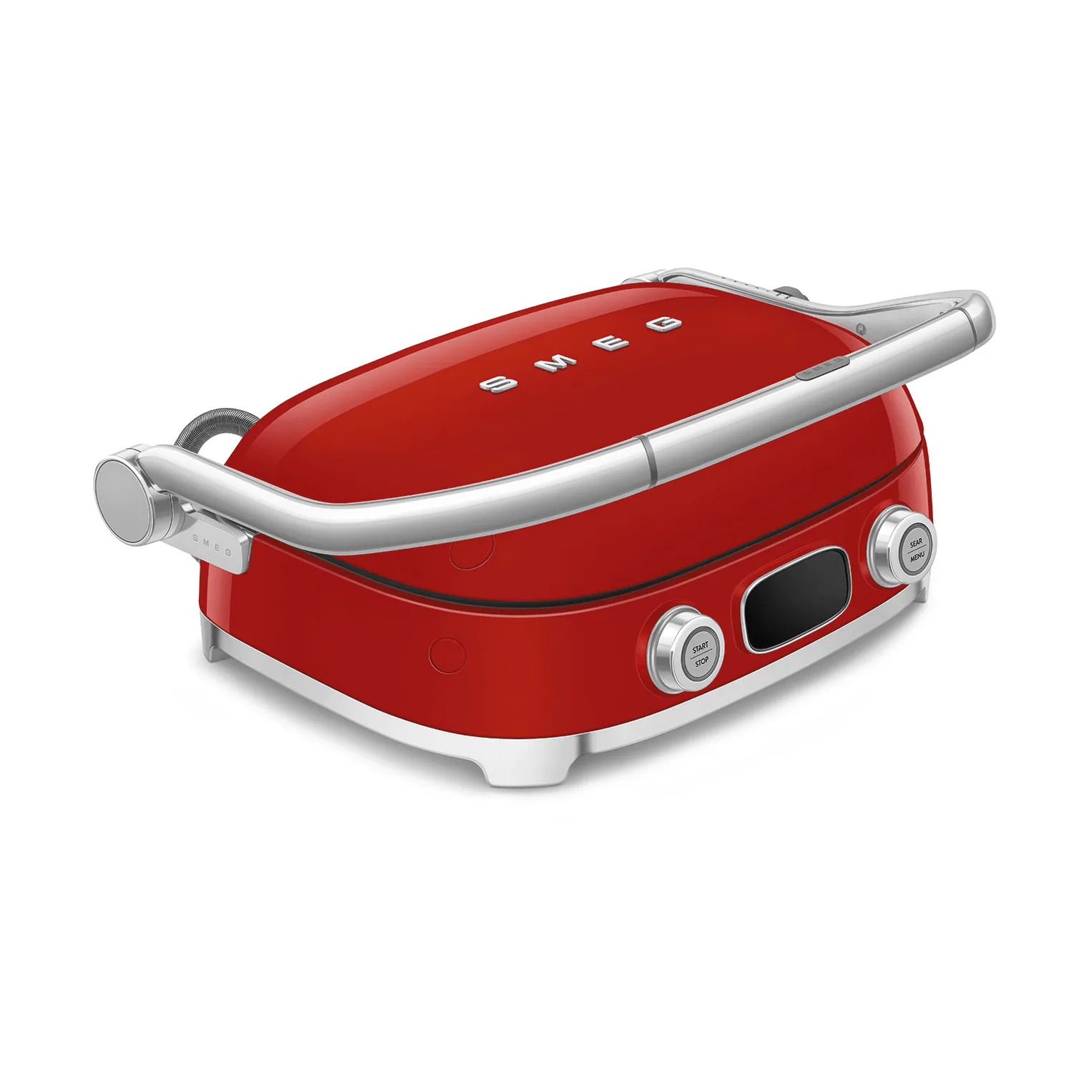 Smeg 50's Style multigrill, Röd högblank Smeg