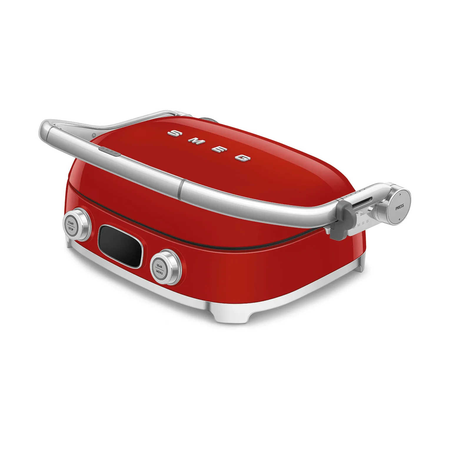 Smeg 50's Style multigrill, Röd högblank Smeg