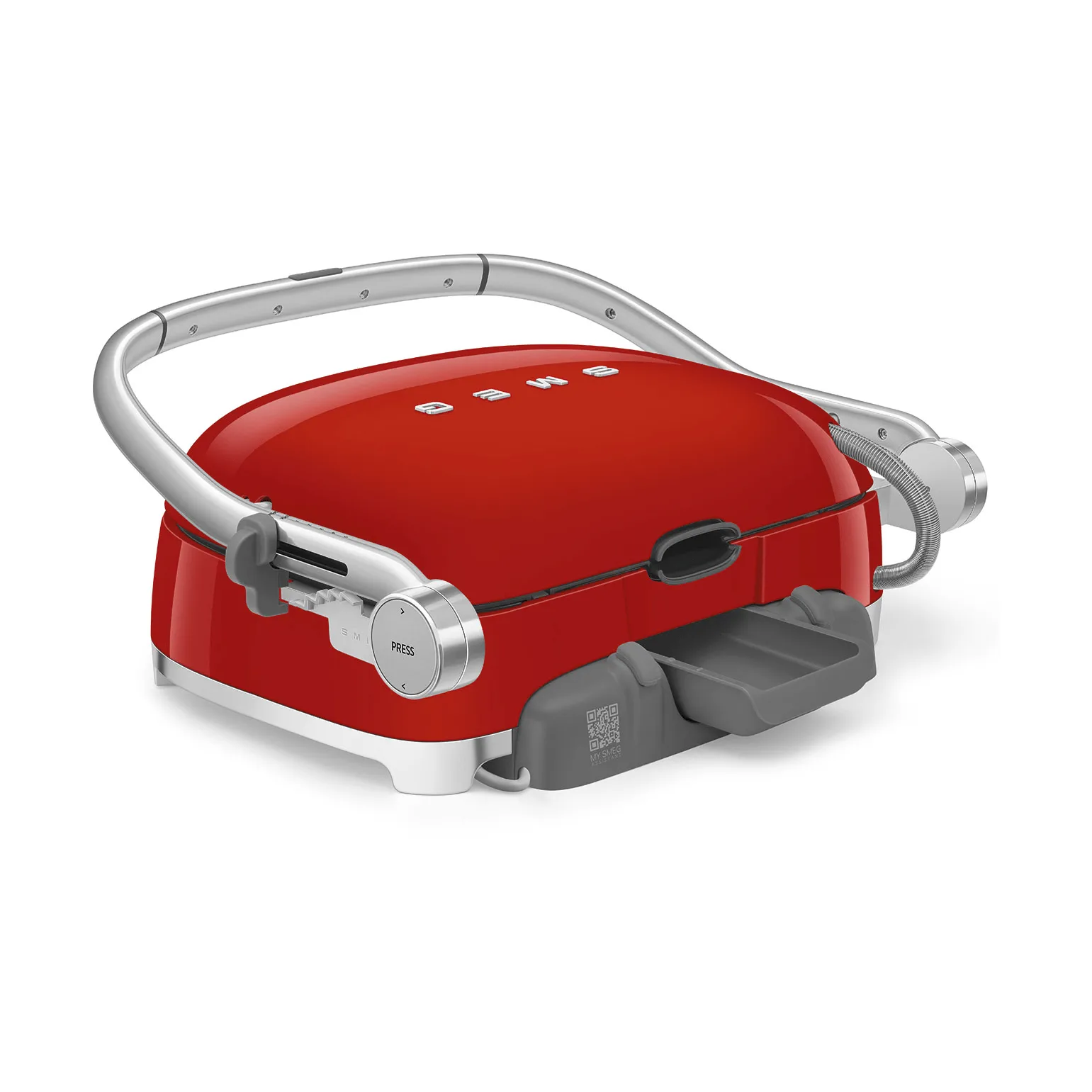 Smeg 50's Style multigrill, Röd högblank Smeg