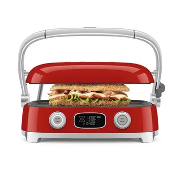 Smeg 50's Style multigrill - Röd högblank - Smeg