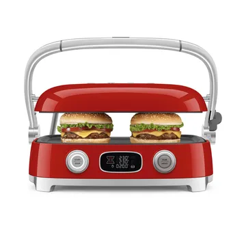 Smeg 50's Style multigrill - Röd högblank - Smeg