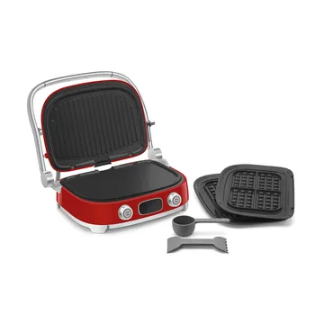 Smeg 50's Style multigrill - Röd högblank - Smeg