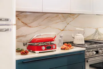 Smeg 50's Style multigrill - Röd högblank - Smeg