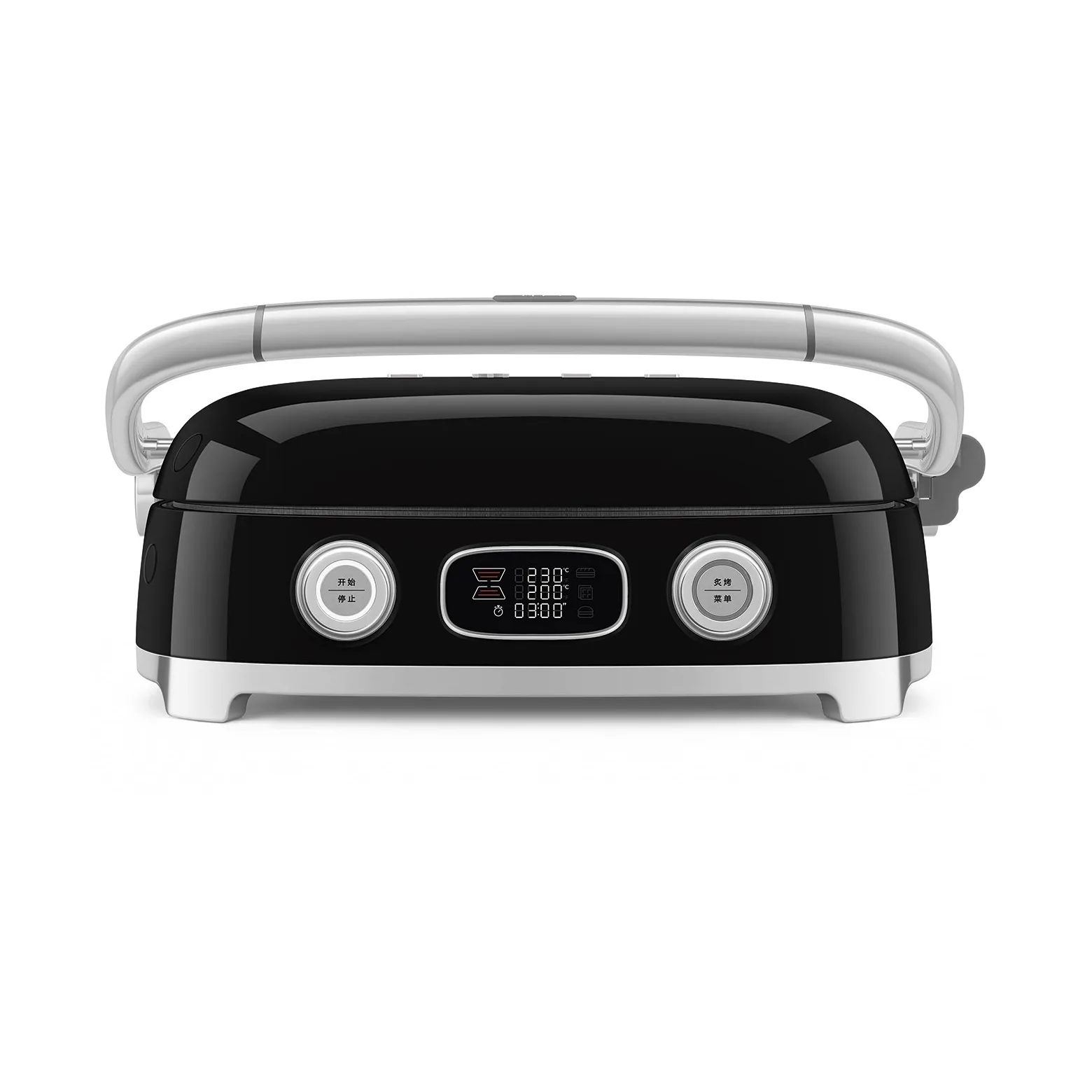 Smeg 50's Style multigrill, Svart högblank Smeg