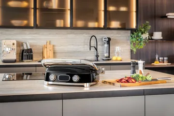 Smeg 50's Style multigrill - Svart högblank - Smeg