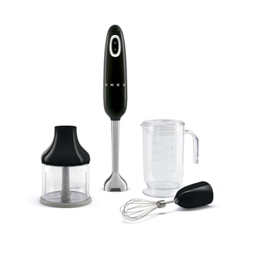 Läs mer om Smeg Smeg 50s Style stavmixer set 4 delar Black