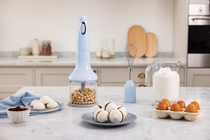 Smeg 50's Style stavmixer set 4 delar, Pastell blue Smeg