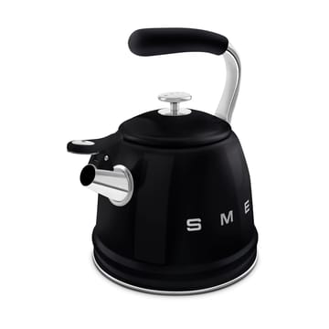 Smeg 50's Style vattenkittel med vissla - Black - Smeg