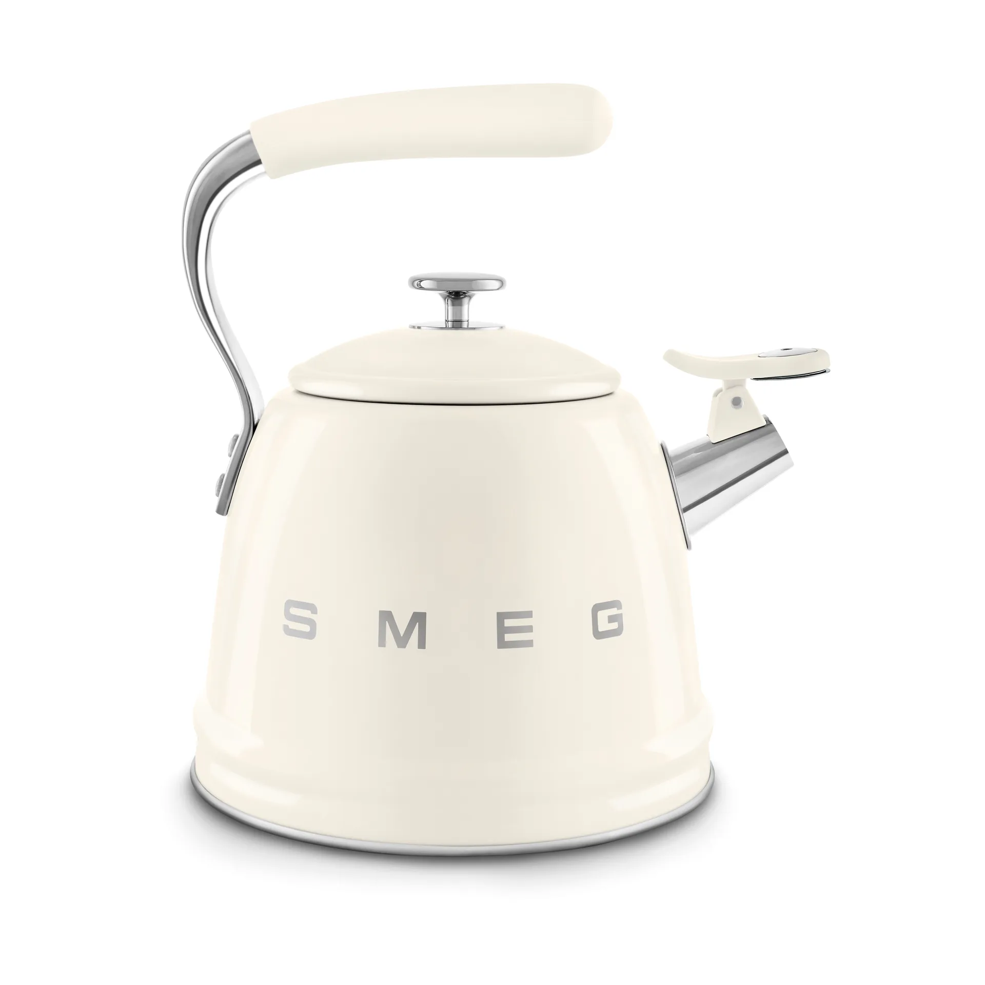 Smeg 50's Style vattenkittel med vissla, Creme Smeg