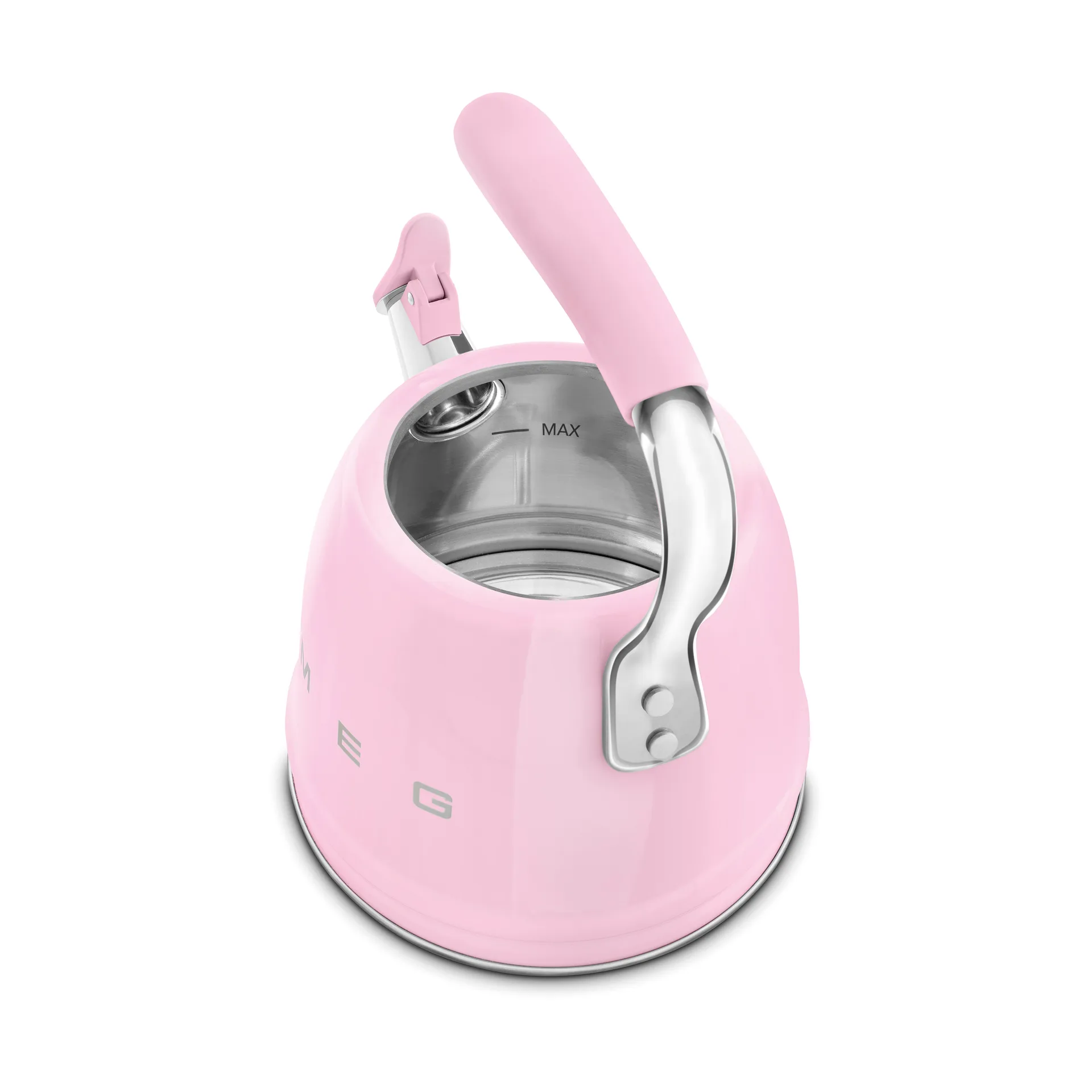 Smeg 50's Style vattenkittel med vissla, Pink Smeg
