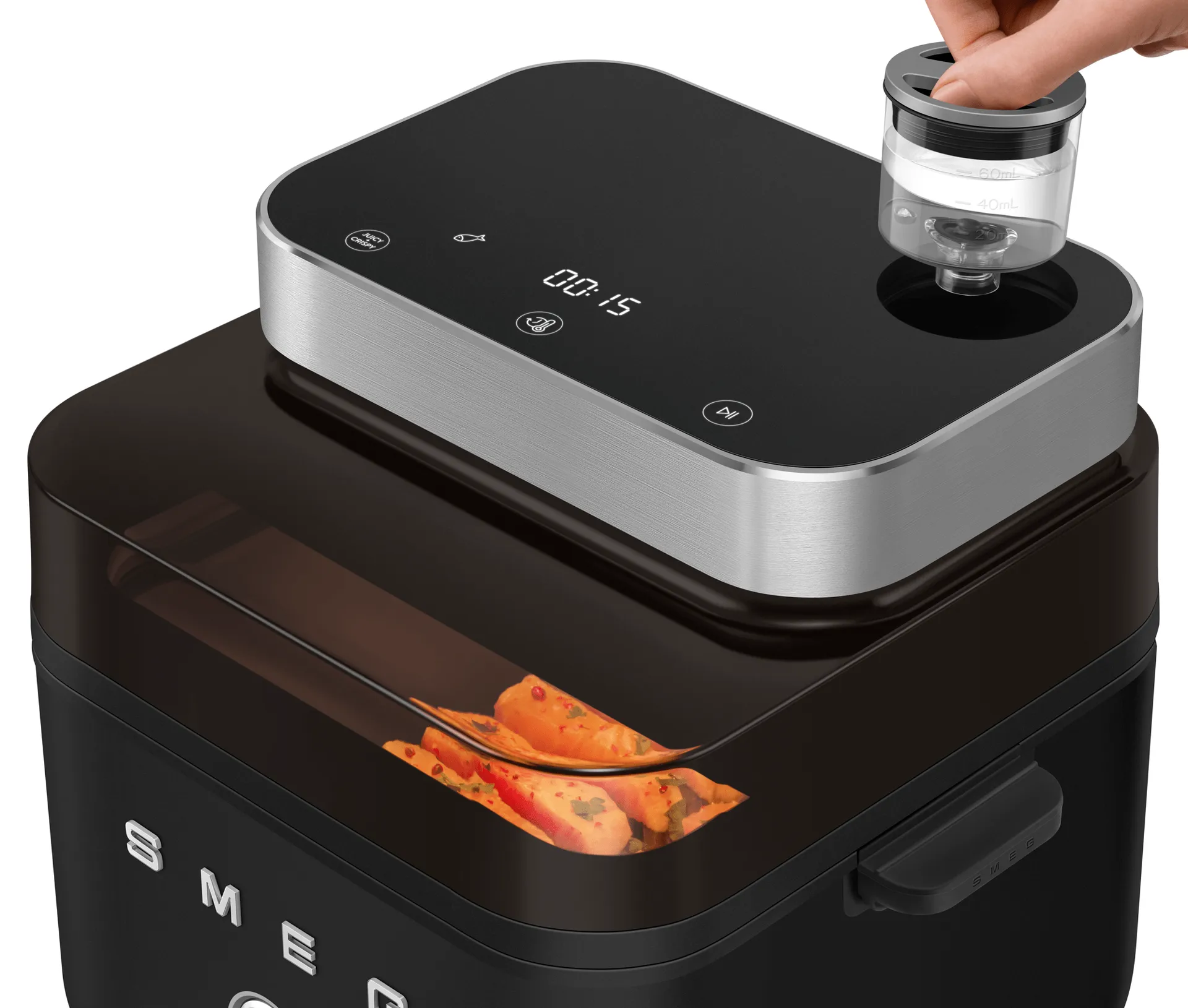 Smeg Air Fryer, Svart matt Smeg