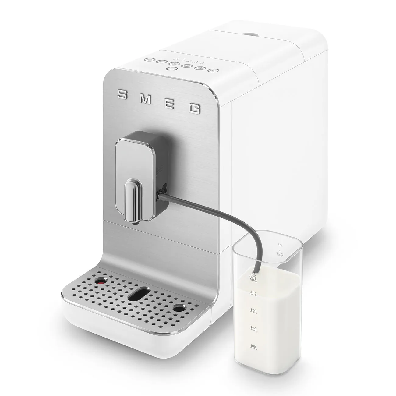 Smeg espressomaskin med behållare automatisk, Vit Smeg