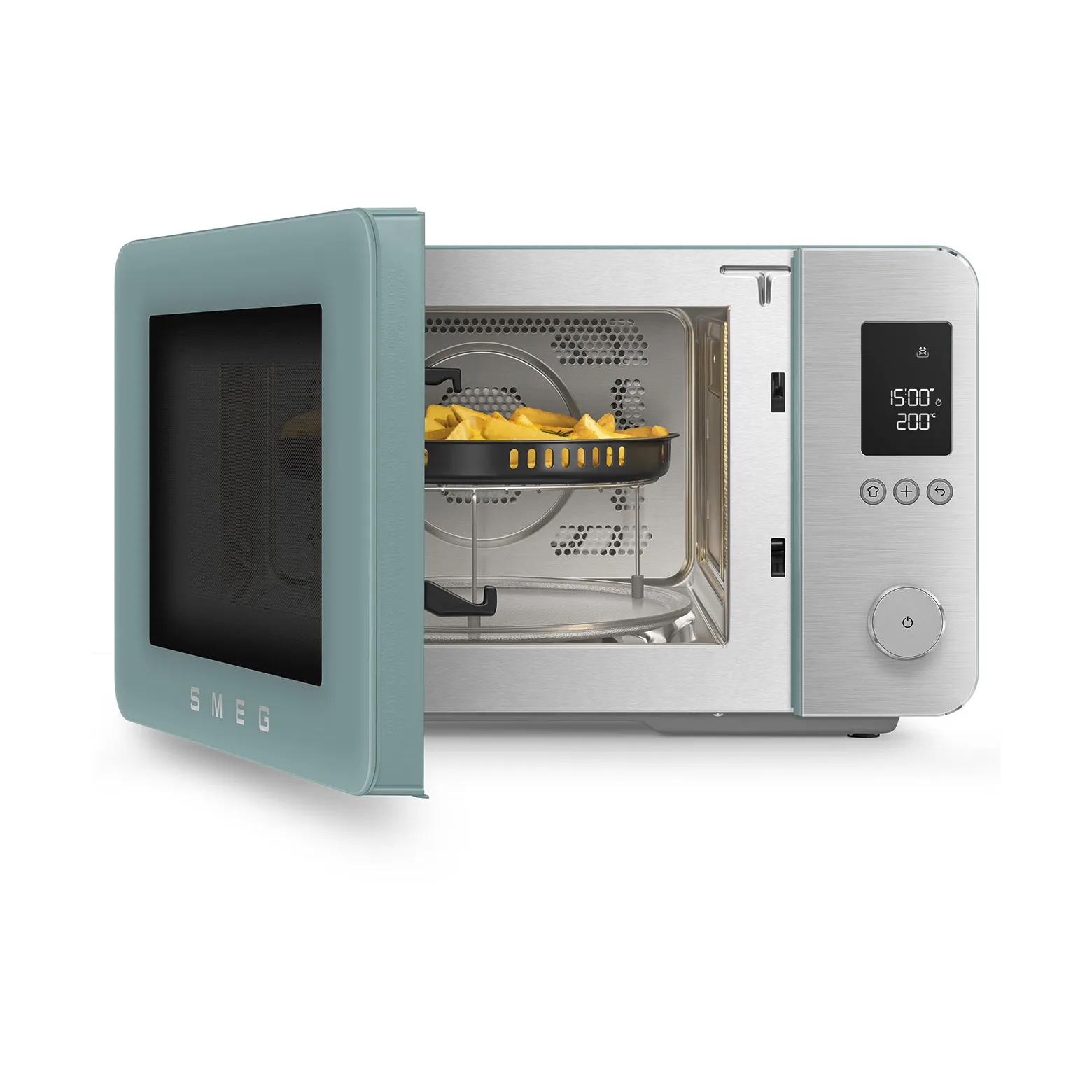 Smeg mikrovågsugn med varmluft, Emerald green Smeg