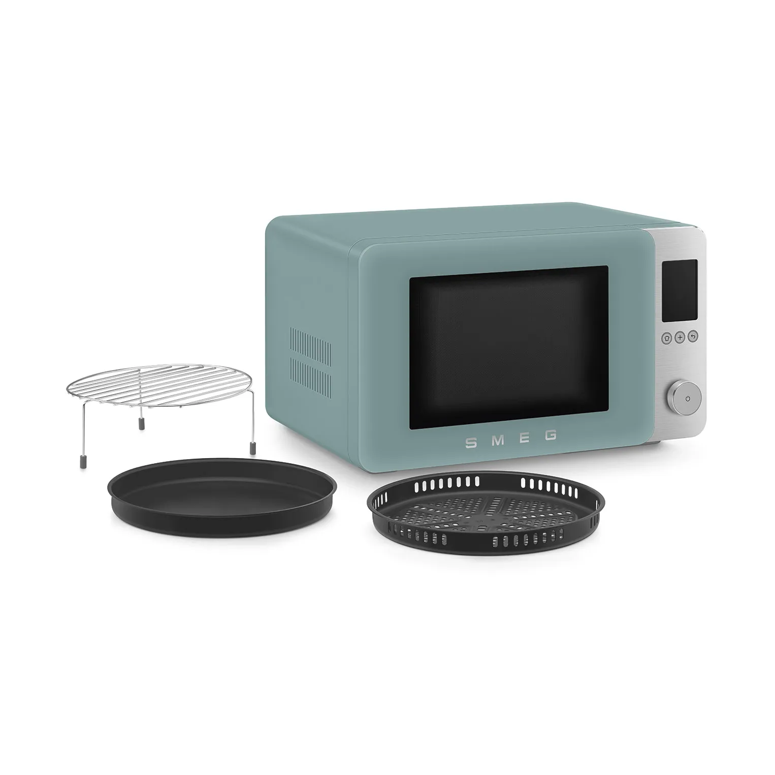 Smeg mikrovågsugn med varmluft, Emerald green Smeg