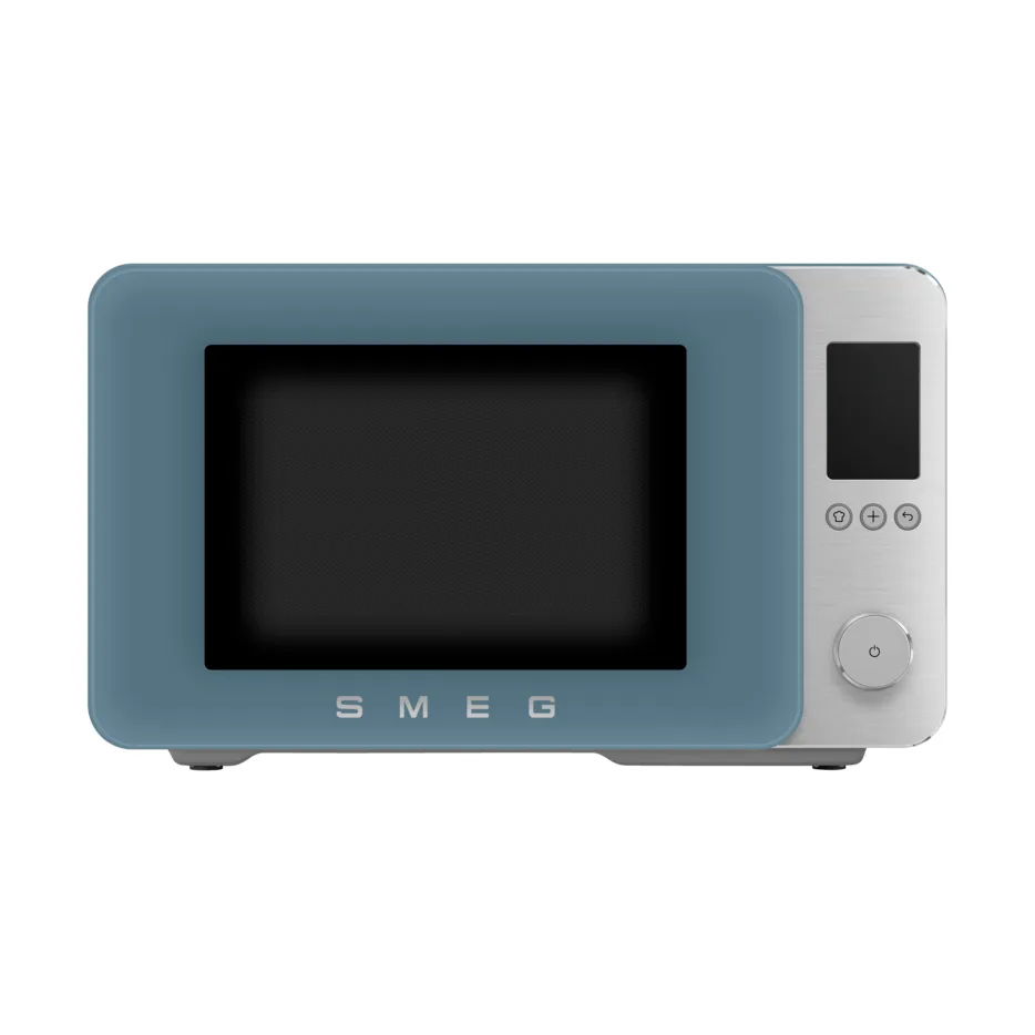 Smeg mikrovågsugn med varmluft, Storm blue Smeg