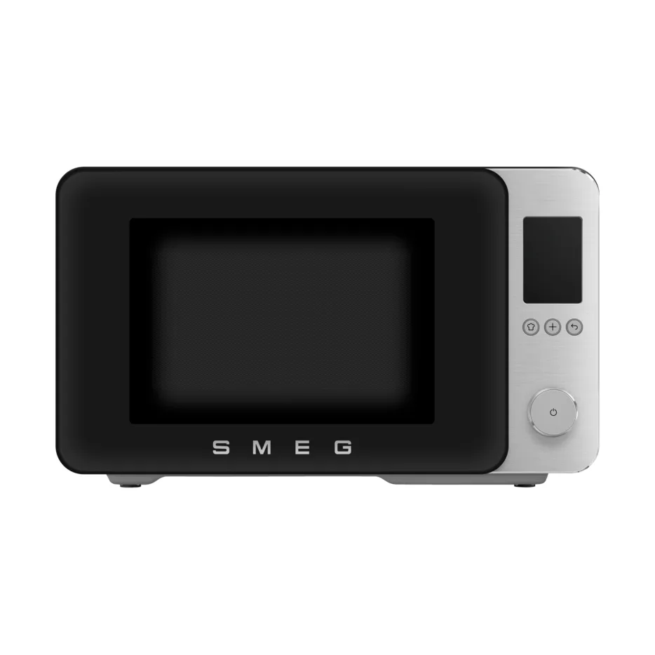 Smeg mikrovågsugn med varmluft, Svart Smeg