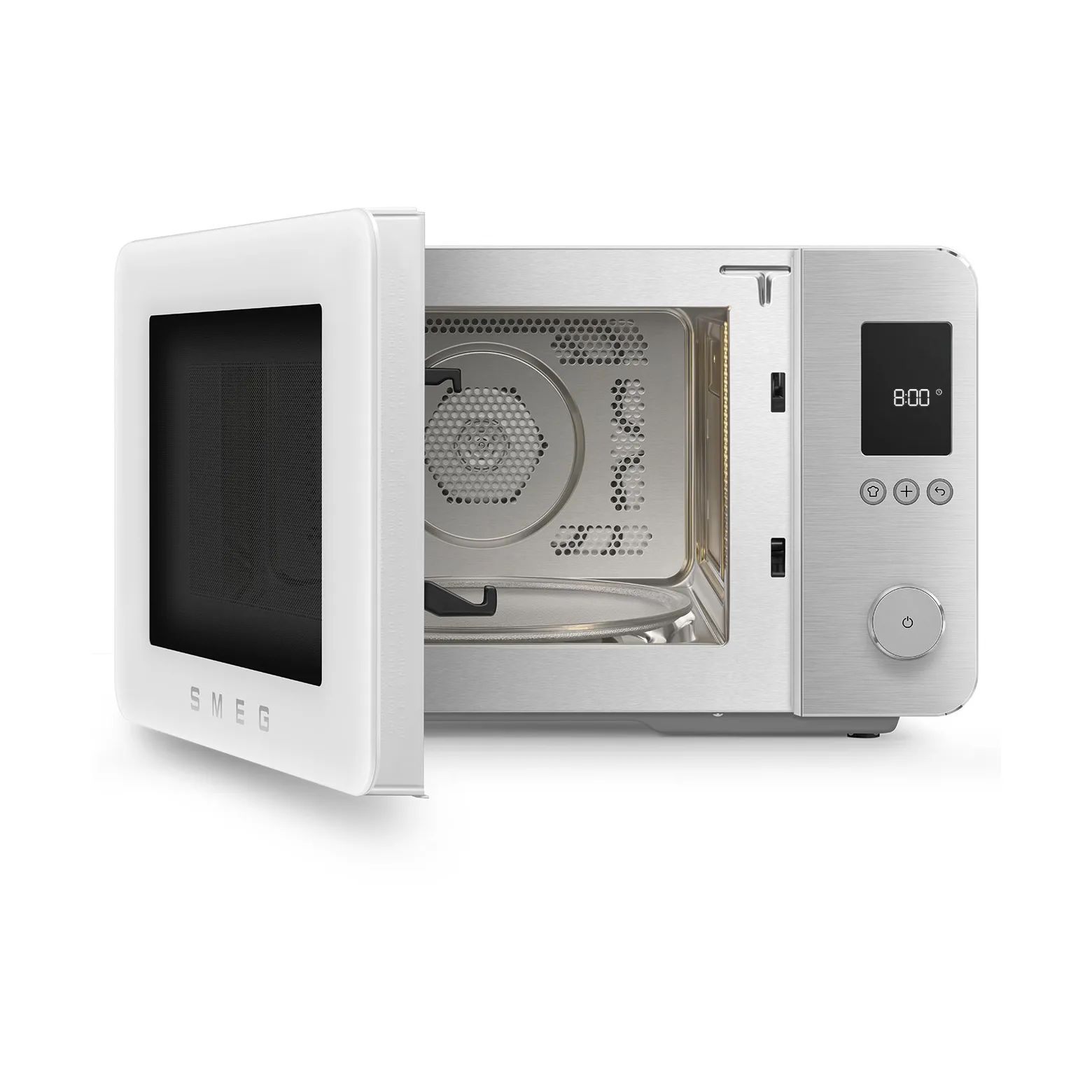 Smeg mikrovågsugn med varmluft, Vit Smeg