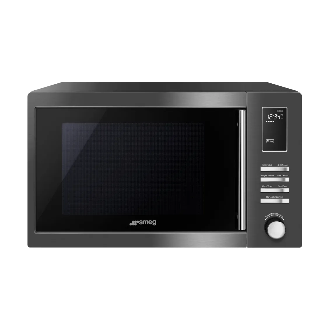 Alternativ bild 0 för Smeg - Smeg Mikrovågsugn Svart/Rostfritt Stål