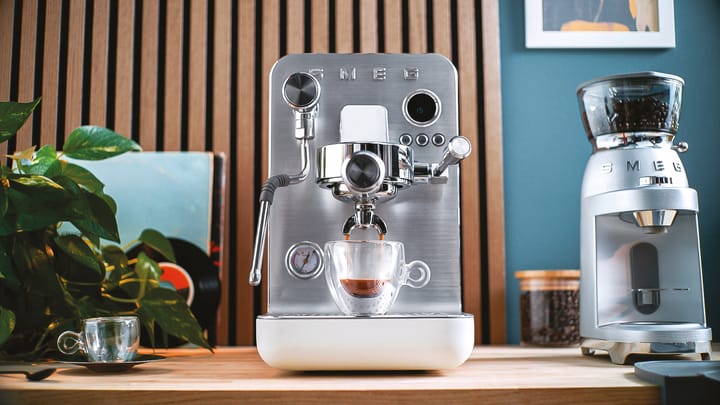 Smeg minipro espressomaskin, White Smeg