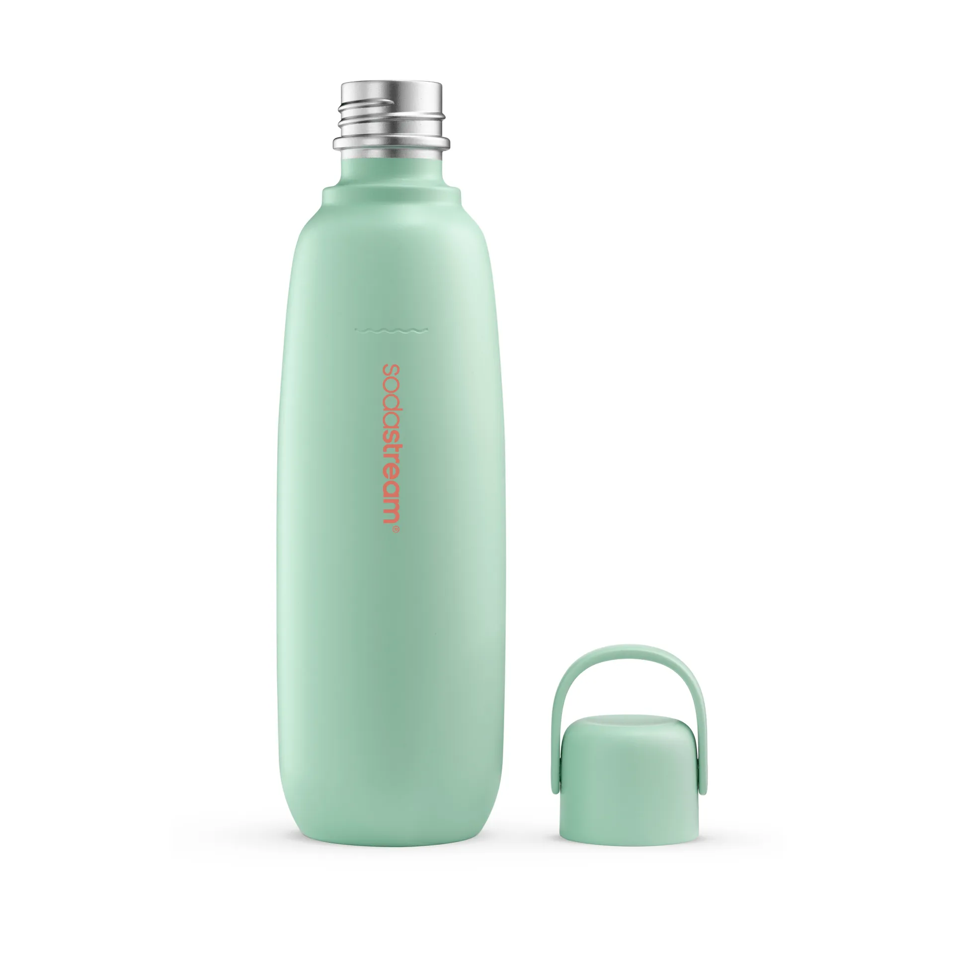 Fizz & Go flaska, Mint-rostfritt stål, 0,9 L Sodastream