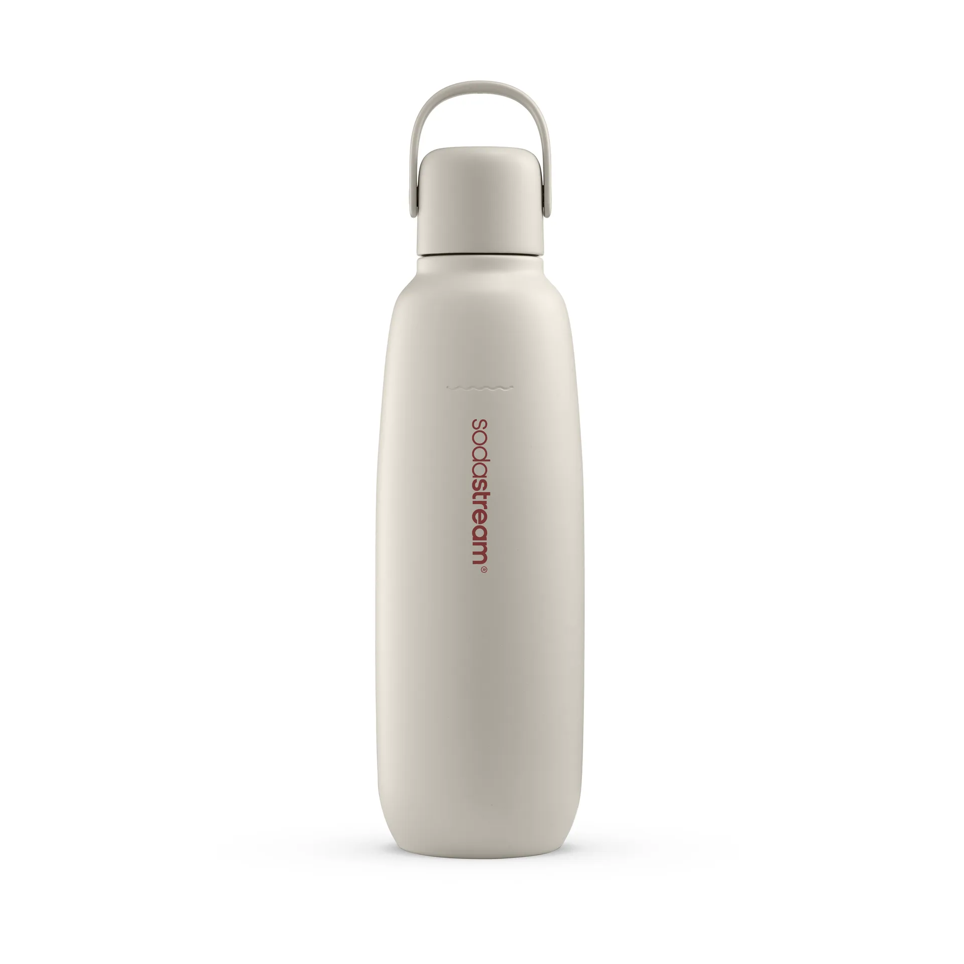 Fizz & Go flaska, Sand-rostfritt stål, 0,9 L Sodastream