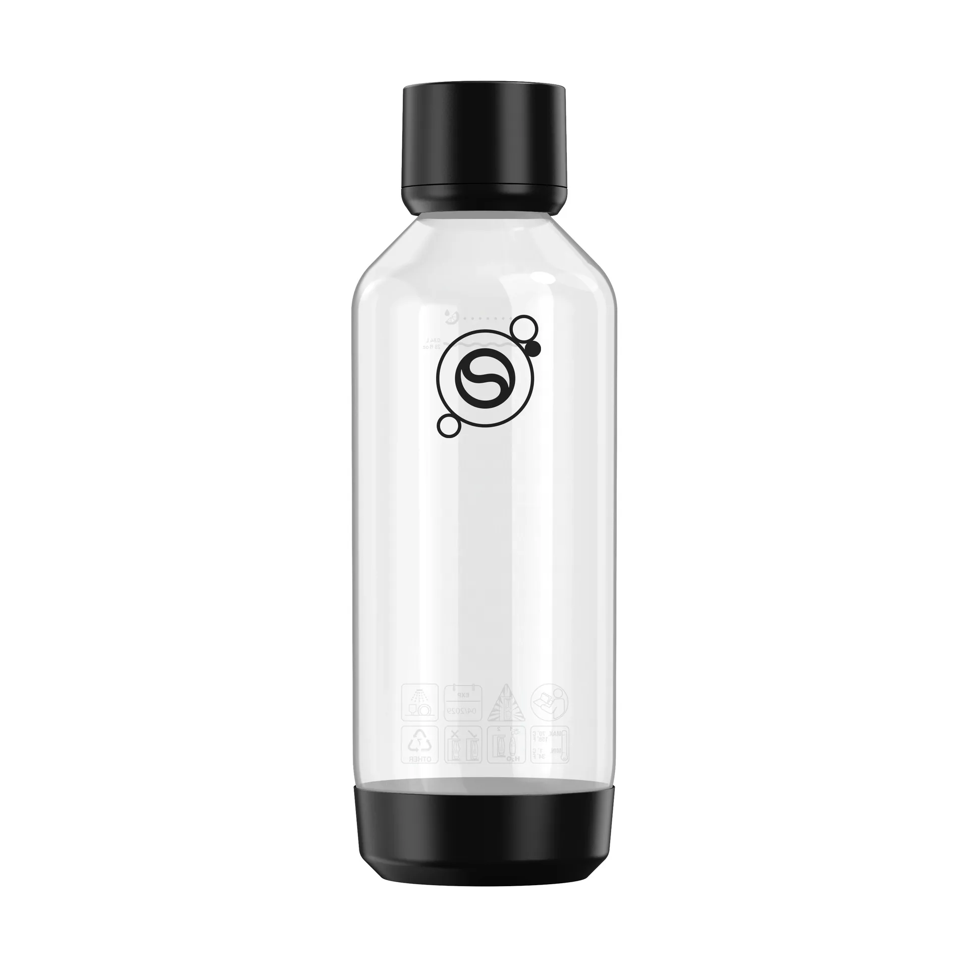 Fizz & Refresh flaska, Svart, 1 L Sodastream