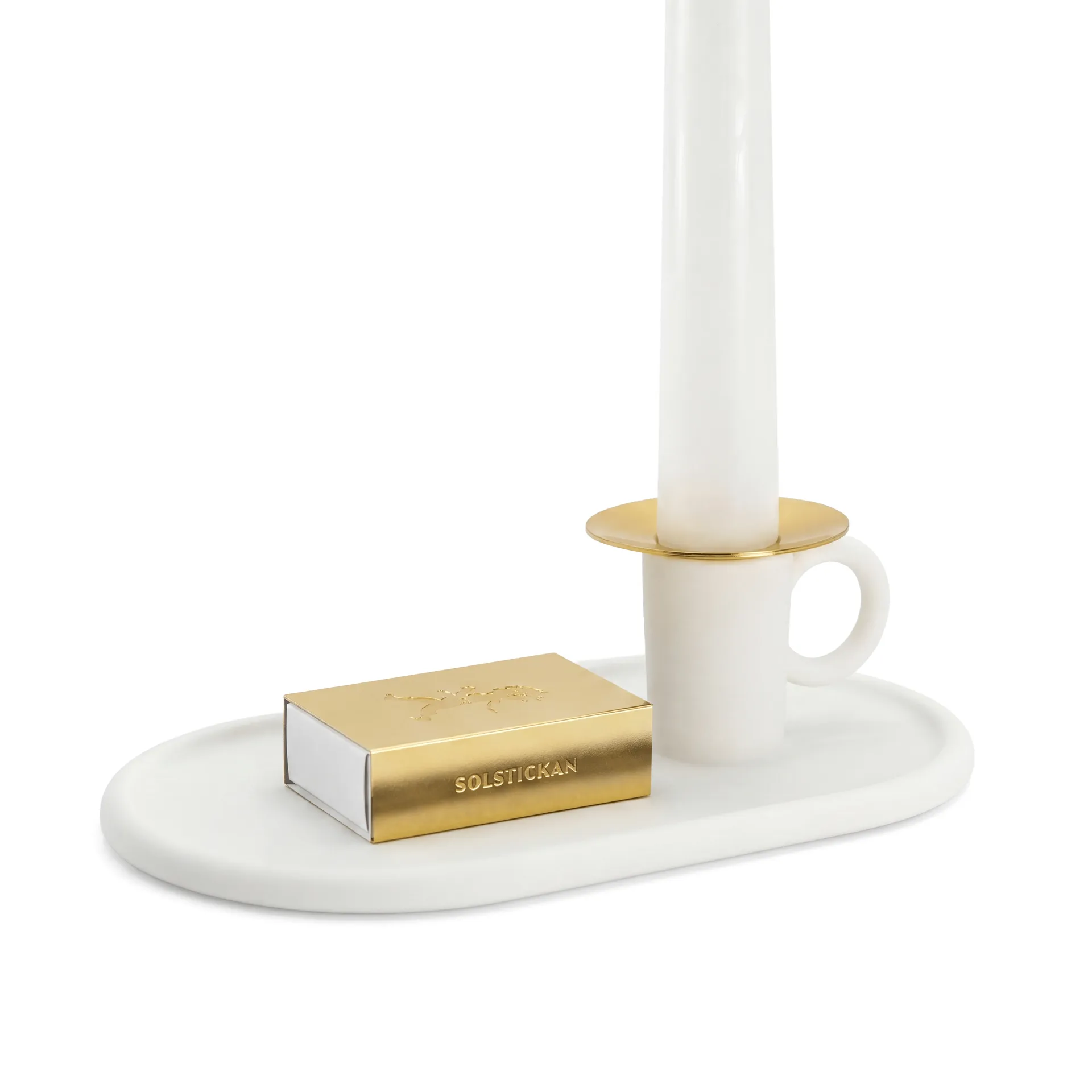 Solstickan Design Kammakarljusstake med tändsticksetui Solstickan kammarljusstake inkl tändsticksetui