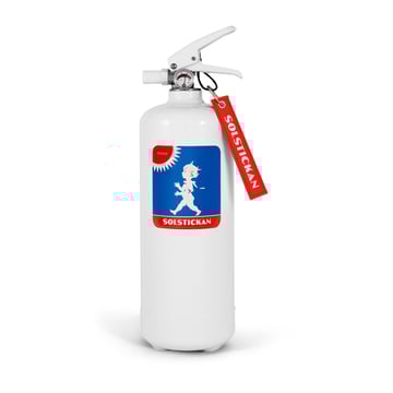 Solstickan Design Solstickan brandsläckare 2 kg Vit-original