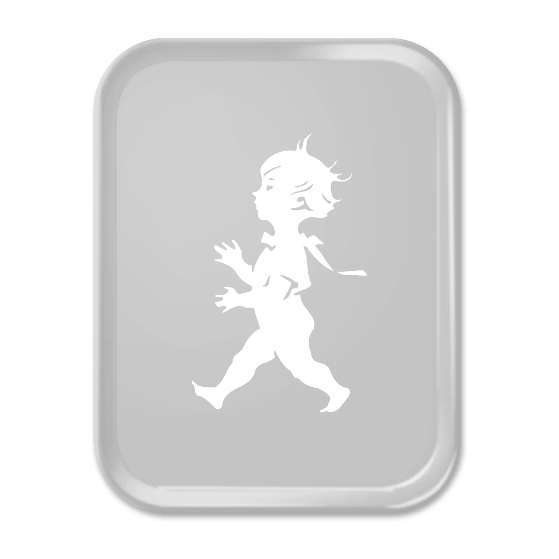 Solstickan bricka 28x36 cm, Grå Solstickan Design