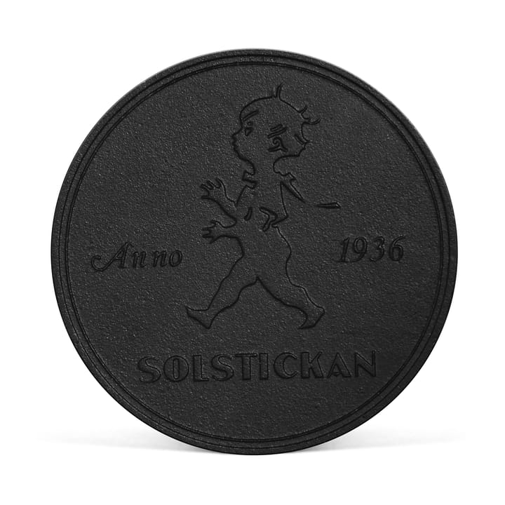 Solstickan grytunderlägg Ø19 cm, Svart Solstickan Design