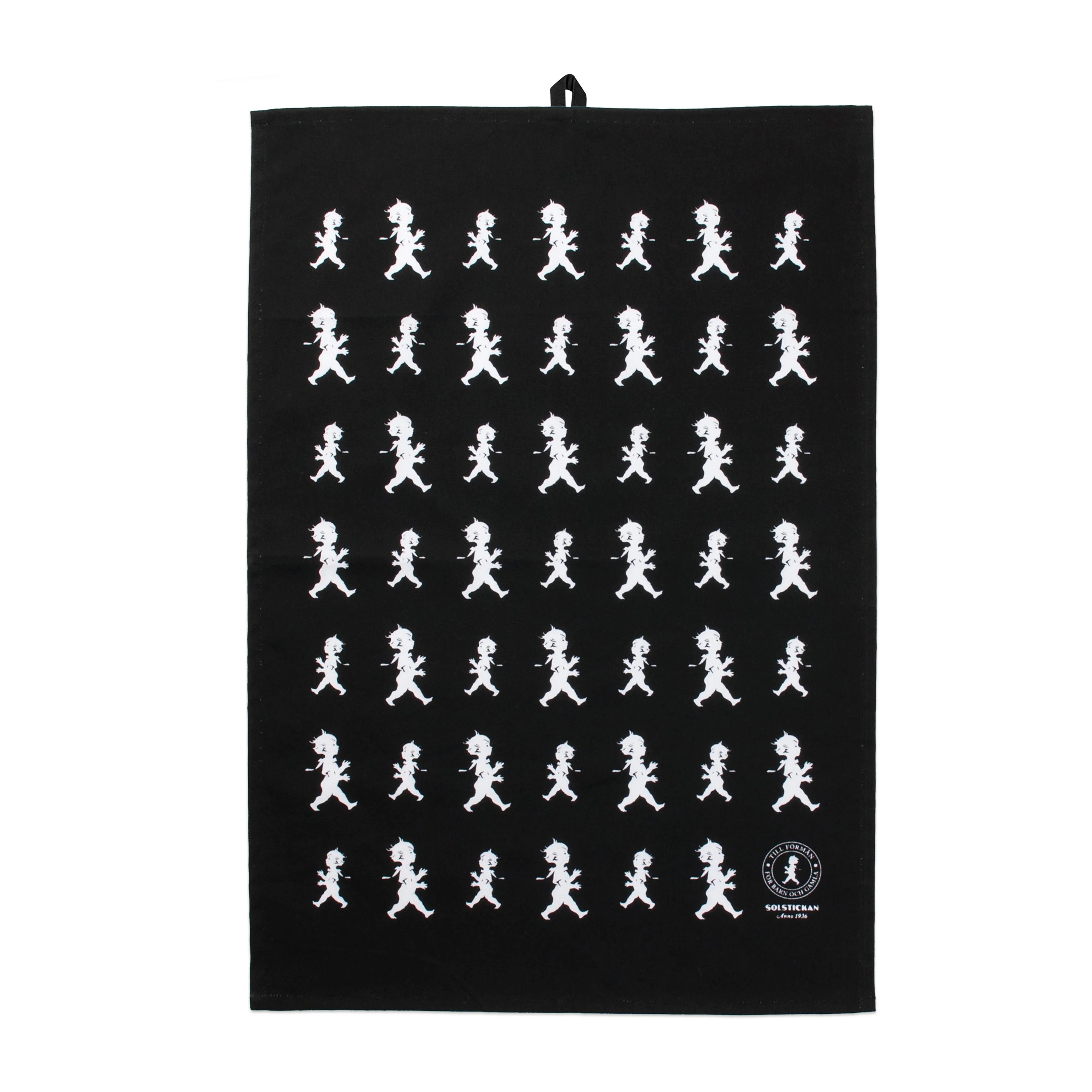 Solstickan Design Solstickan kökshandduk 50x70 cm, Svart-vit