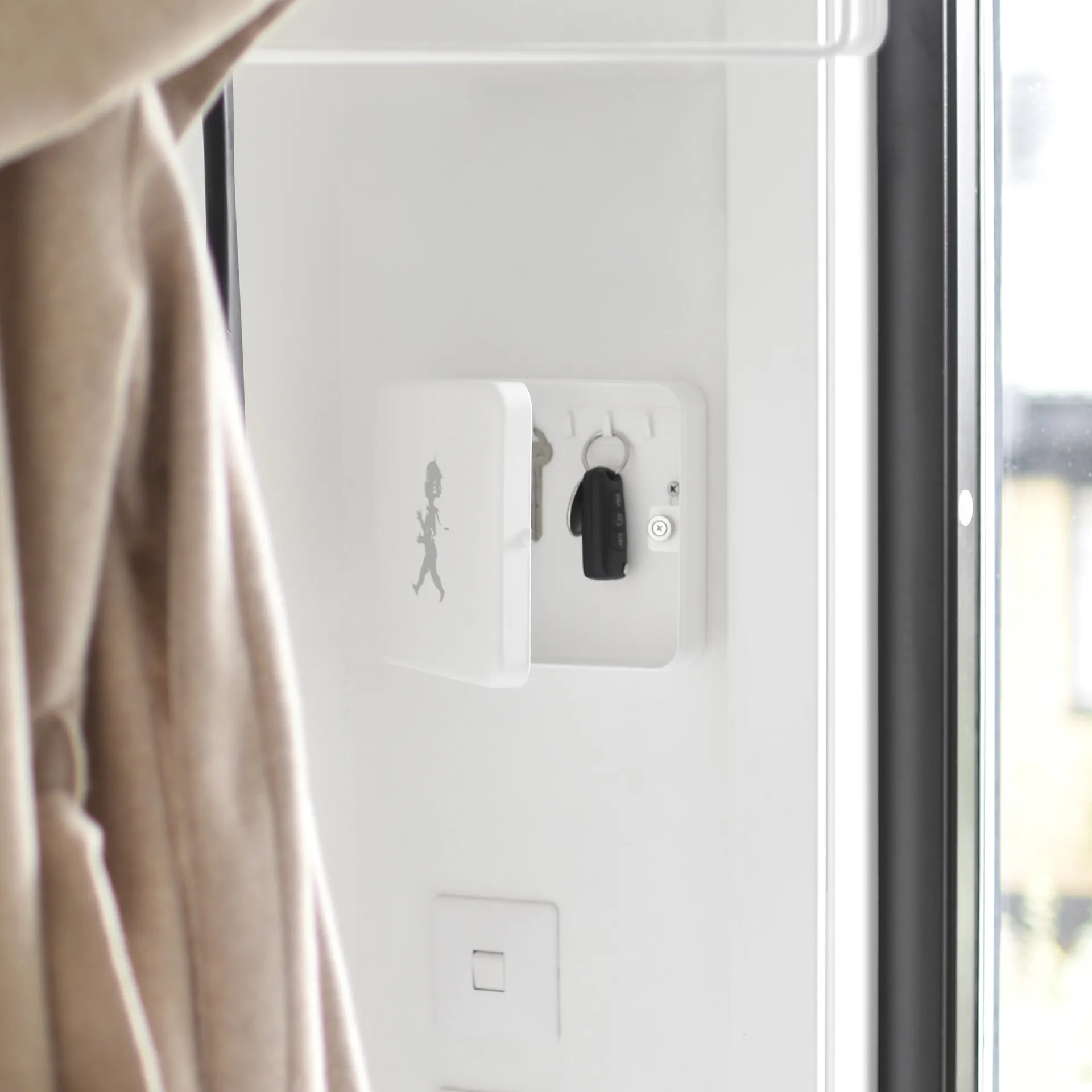 Solstickan nyckelskåp 16x17 cm, Vit Solstickan Design