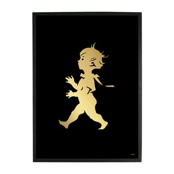 Solstickan Design Solstickan poster 50×70 cm Guld-svart