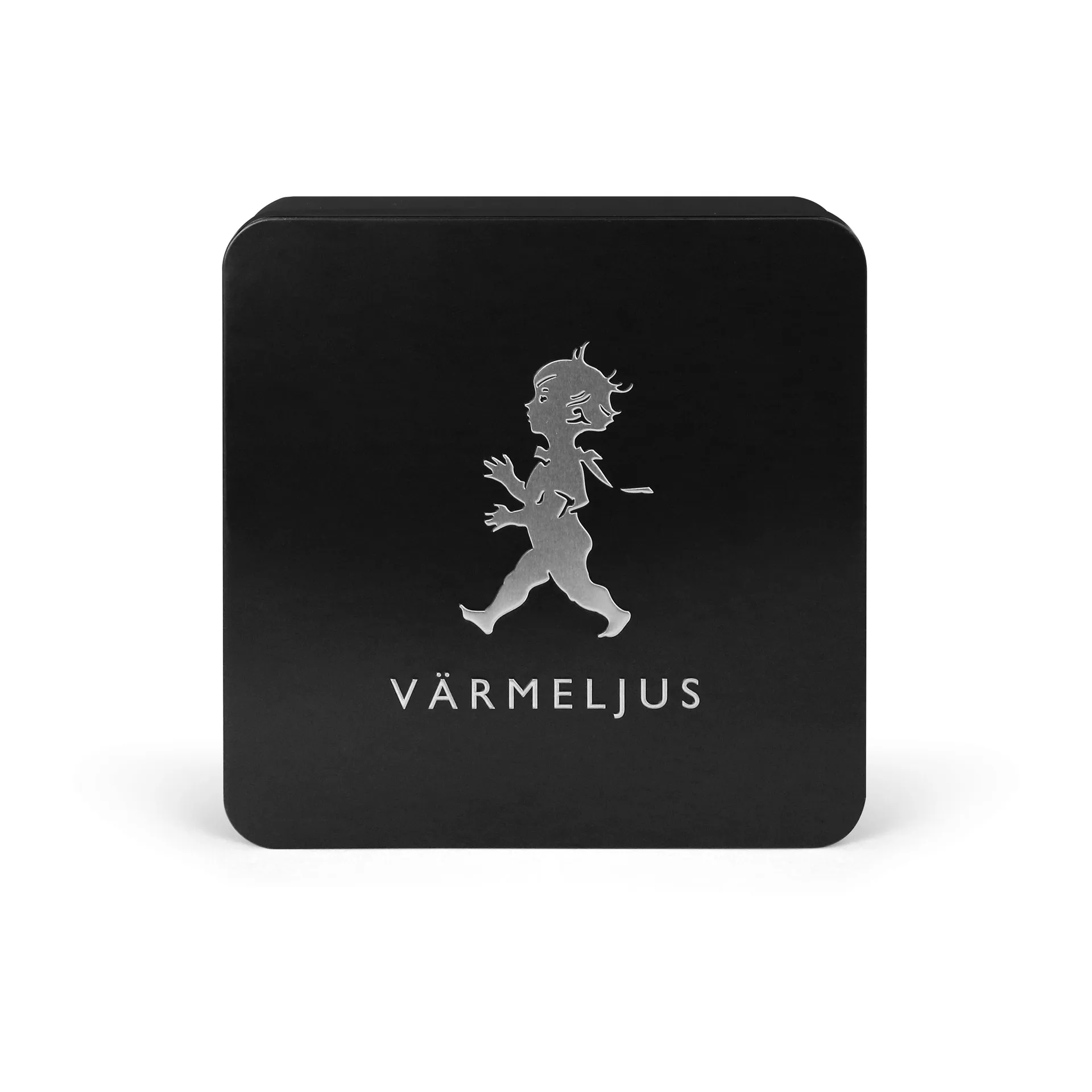 Solstickan värmeljuslåda 21x21 cm, Matt svart Solstickan Design