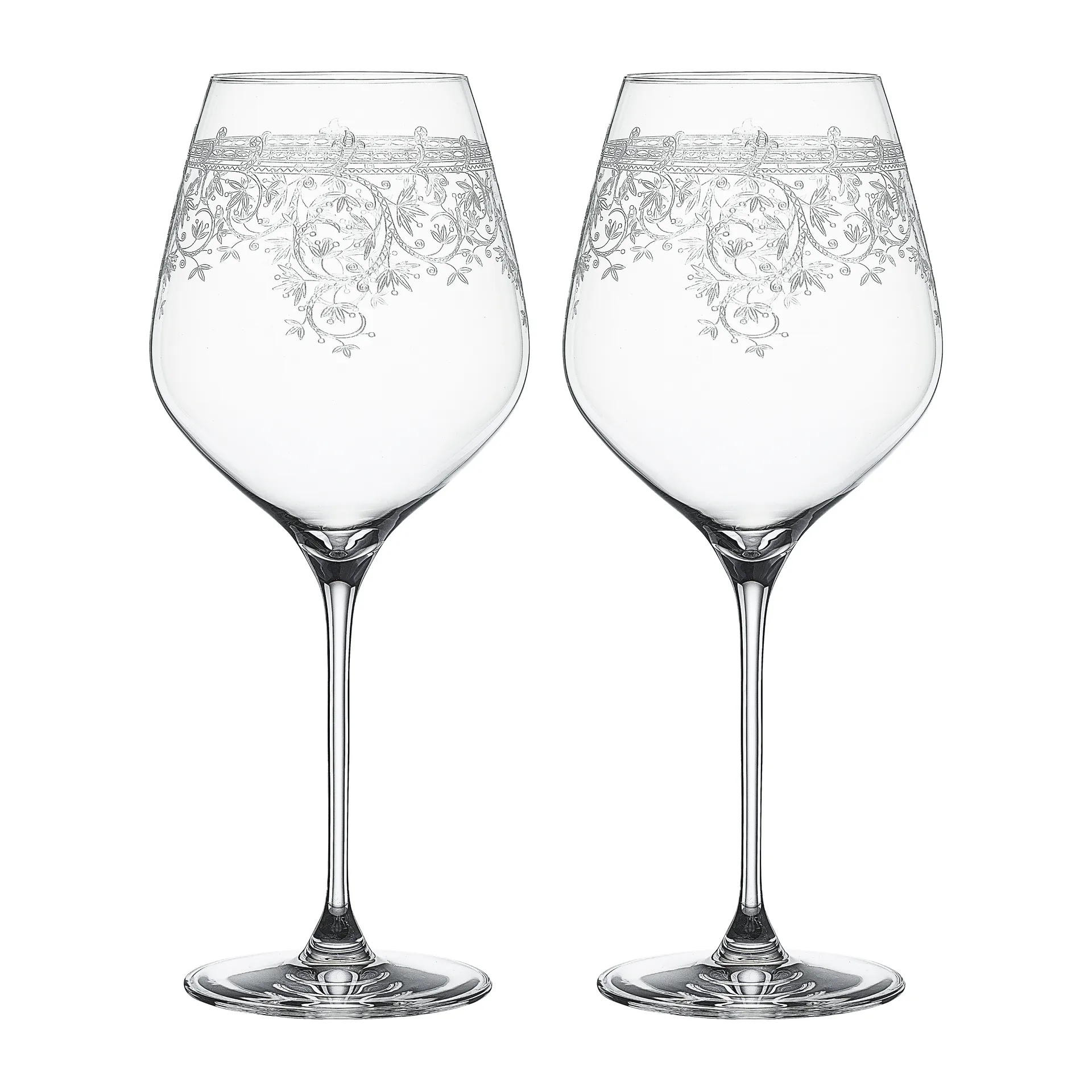 Arabesque Burgundy rödvinsglas 84 cl 2-pack, Klar Spiegelau