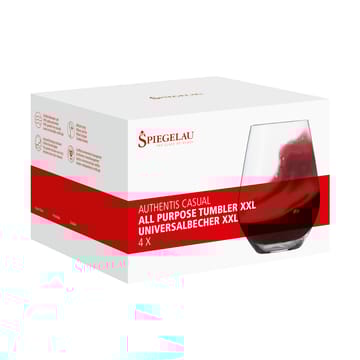 Authentis Casual tumbler XL 63 cl 4-pack - Klar - Spiegelau