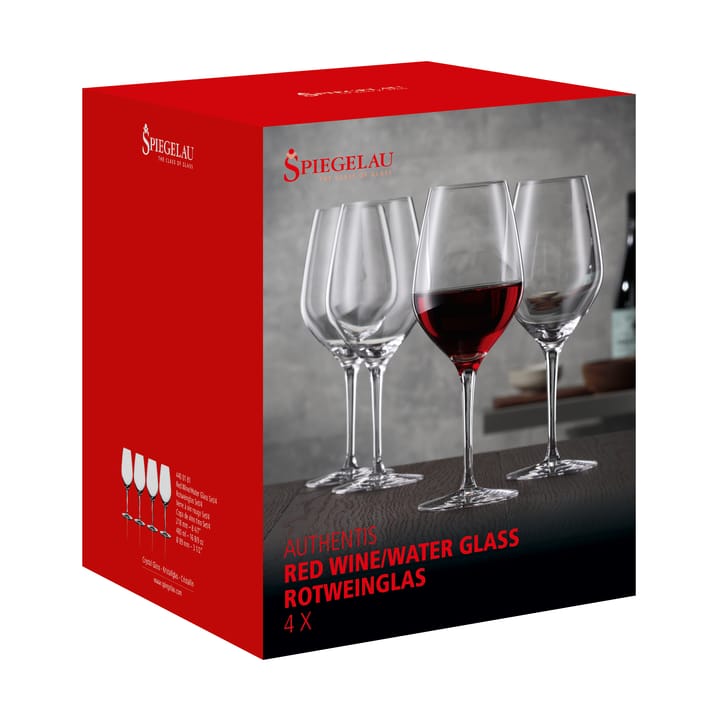 Authentis Rödvinsglas 48cl, 4-pack, klar Spiegelau