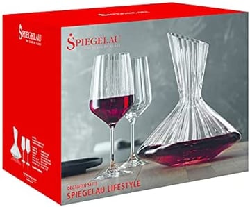 Läs mer om Spiegelau LifeStyle Decanterset 3 delar Klar