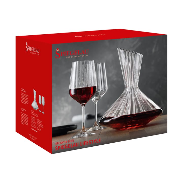 LifeStyle Decanterset 3 delar - Klar - Spiegelau